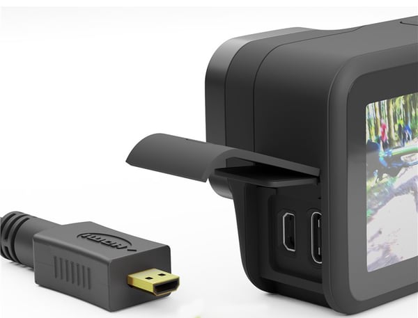 Pikkukuva 5 / 9: Wentronic 58683 HDMI-kaapeli 0,15 m HDMI-tyyppi D (mikro) HDMI-tyyppi A (vakio) Musta