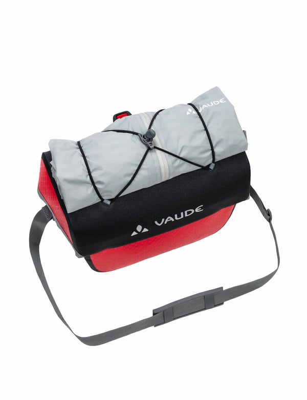 VAUDE Aqua Box Etu Polkupyörälaukku 6 L Polyesteri Musta, Punainen
