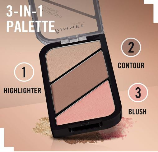 Rimmel Sculpting Palette ansigtspudder 20 g 002 Coral