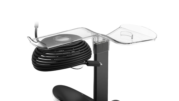 Maxx Tech MXT-PSVRCS Smart bærbart (wearable) tilbehør Opladerstativ Sort, Transparent, Hvid