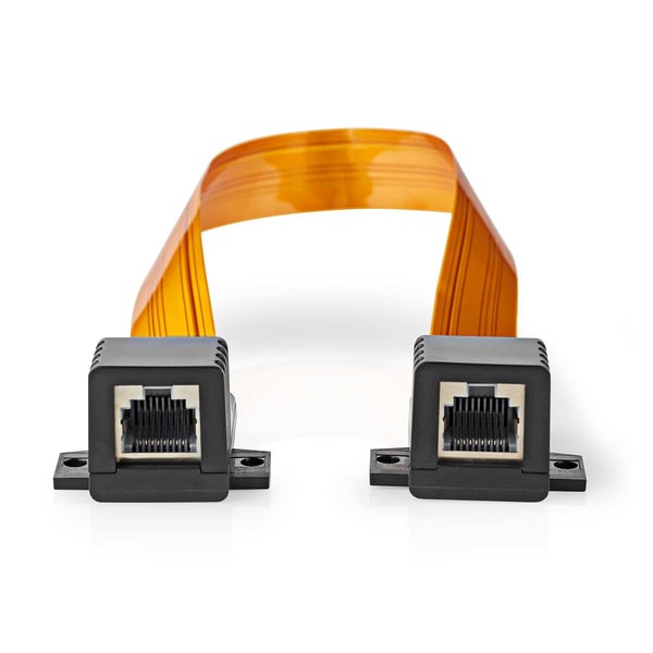 Miniatyrbillede 2 af 4: Nedis CCGB85901BK03 netværkskabel Sort, Orange 0,3 m Cat5e U/UTP (UTP)