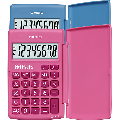 Casio Petite FX regnemaskine Lomme Basis Lyserød