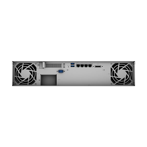 Synology RackStation RS1221+ NAS & lagringsserver Stativ (2U) Ryzen Embedded V1500B 4 GB DDR4 0 TB DiskStation Manager Sort