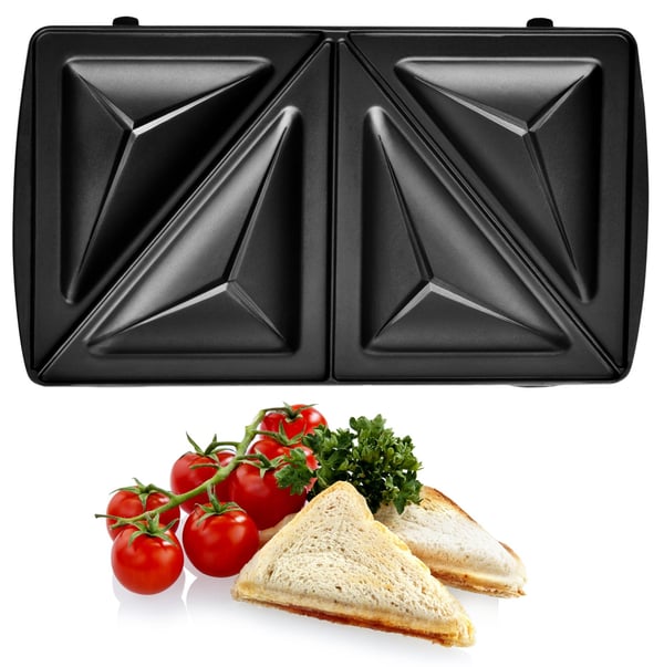 Miniatyrbillede 11 af 15: Hyundai SM 627 sandwichtoaster 700 W Hvid