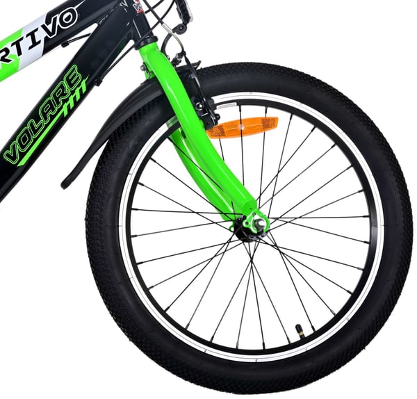 Miniatyrbild 4 av 11: Volare 22116 cyklar Stadscykel Svart, Grön
