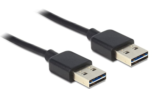 DeLOCK 3m USB 2.0 A USB-kabel USB A Sort