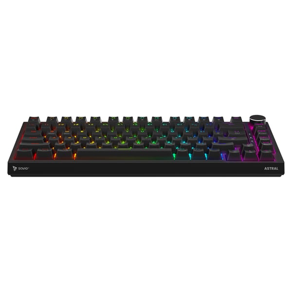 Savio ASTRAL BLACK JADE näppäimistö Pelaaminen USB QWERTY Kansainvälinen (US) Musta
