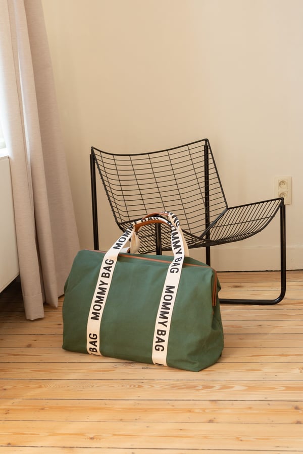Childhome Mommy Bag Toteväska Grön Bomull, Konstläder, Nylon, Polyester