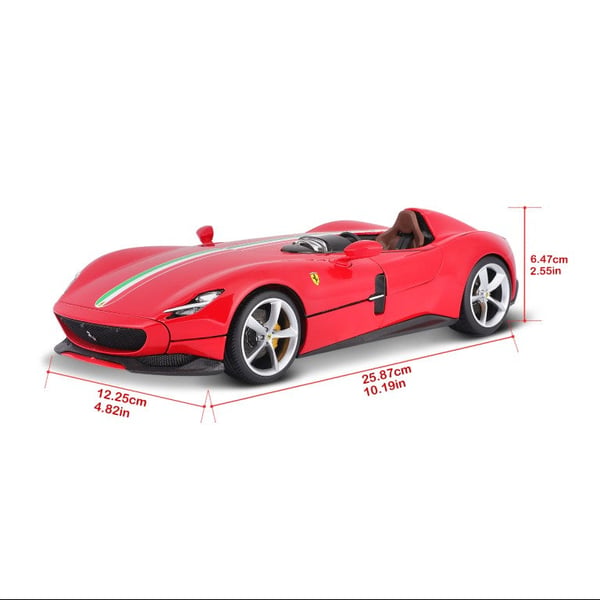 BBURAGO Ferrari Monza SP1 1:18 Sportsbil model Formonterede