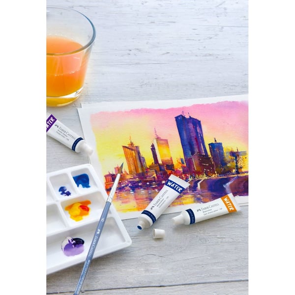 Faber-Castell 169612 vandbaseret maling Flere 9 ml Rør 12 stk