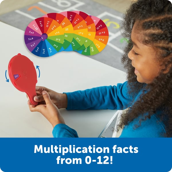 Miniatyrbild 3 av 6: Learning Resources Skill Builders Multiplication Quiz Wheel