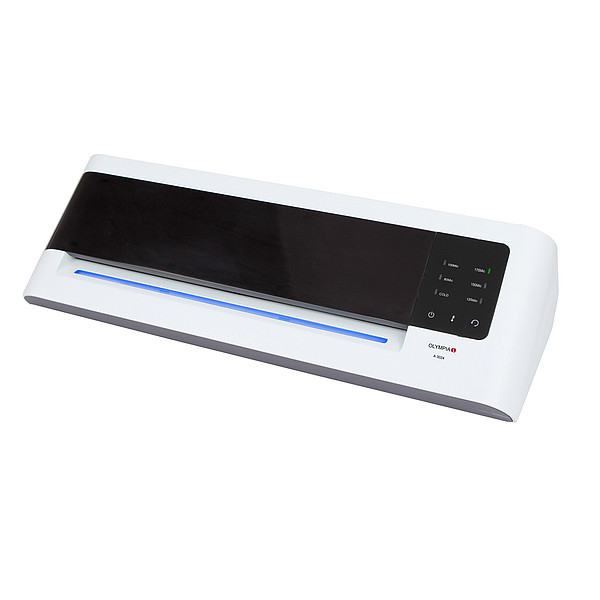Miniatyrbillede 3 af 3: Olympia A 3024 Kold/varm lamineringsmaskine 400 mm/min Sort, Hvid