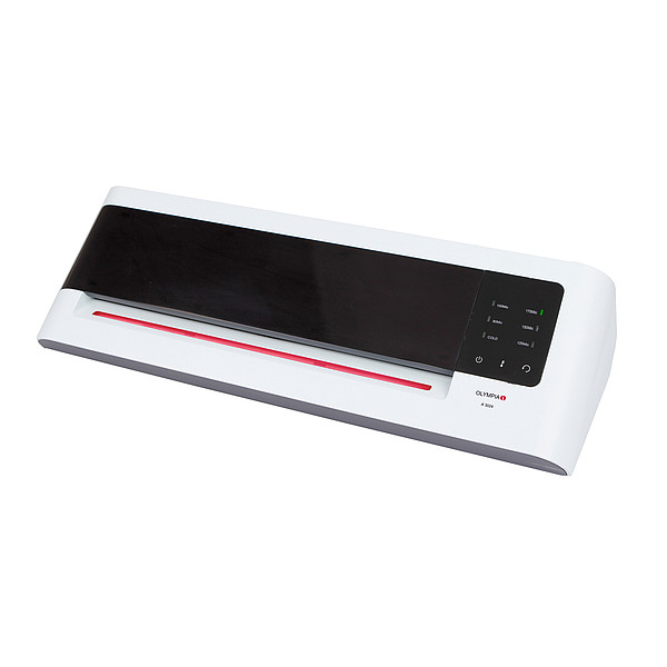 Miniatyrbillede 2 af 3: Olympia A 3024 Kold/varm lamineringsmaskine 400 mm/min Sort, Hvid