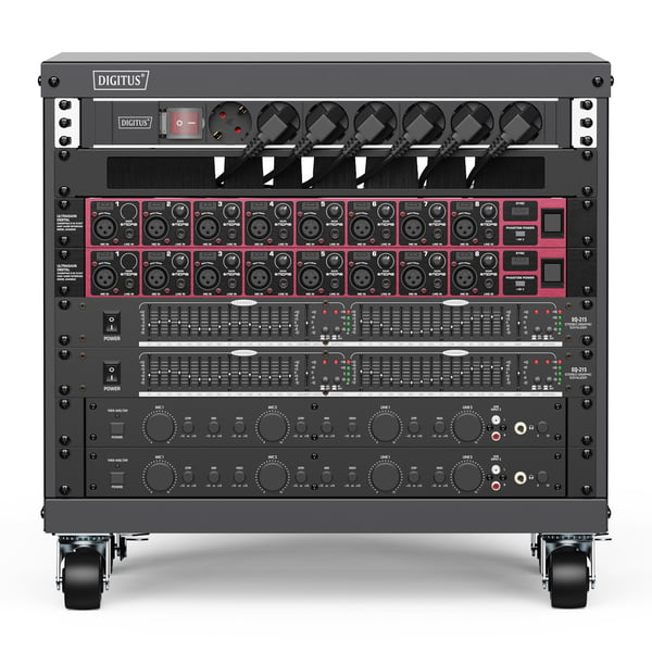 Digitus DN-48000 rack 8U Fristående rack Svart