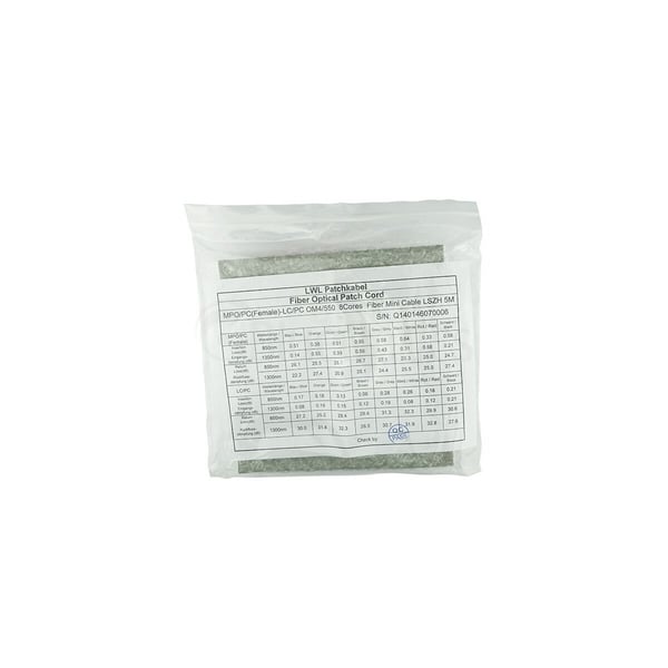 BlueOptics SFP5141FU7.5MKB InfiniBand och fiberoptisk kabel 7,5 m MPO/UPC 4xDuplex LC/UPC Svart, Rosa