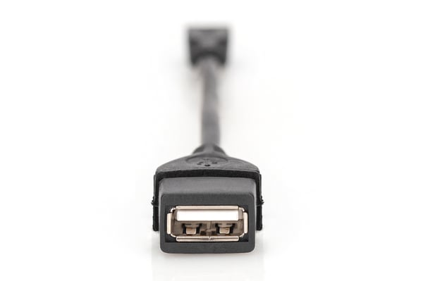 Pikkukuva 3 / 4: Digitus AK-300309-002-S USB-kaapeli USB 2.0 0,2 m USB A Musta