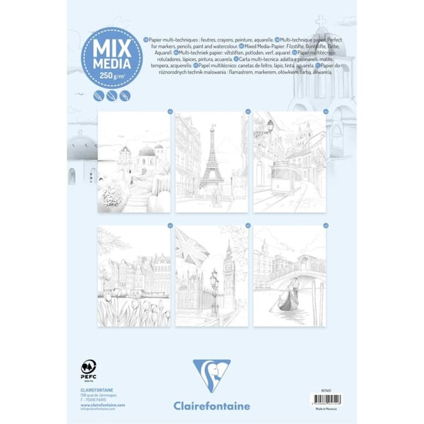 Clairefontaine 95742C printpapir A4 (210x297 mm) 20 ark Hvid