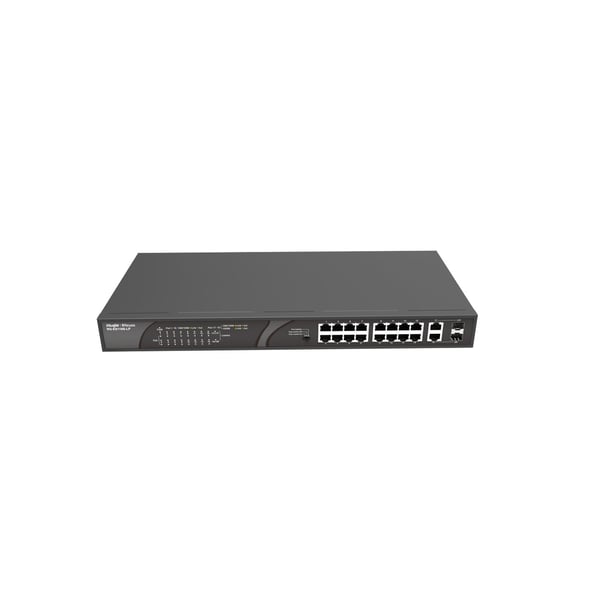 Miniatyrbillede 4 af 4: Ruijie Networks RG-ES118S-LP netværksswitch Ikke administreret Fast Ethernet (10/100) Strøm over Ethernet (PoE) Sort