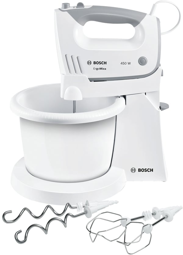 Miniatyrbillede 1 af 11: Bosch MFQ36460 røremaskine og mikser Bordmixer 450 W Hvid