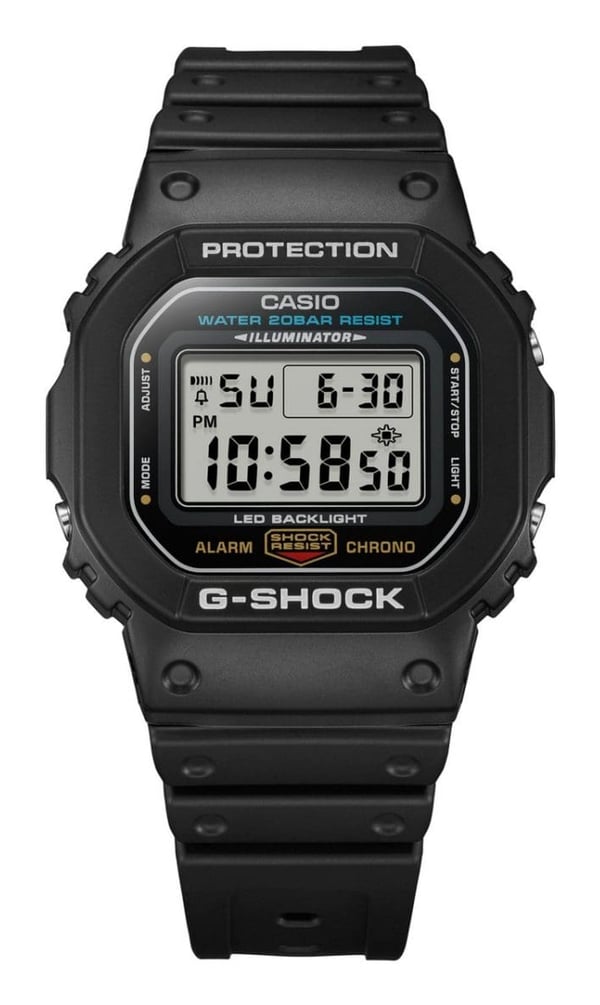Miniatyrbillede 3 af 8: Casio G-Shock DW-5600UE-1 Armbåndsur Kvarts Sort