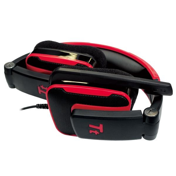 Tt eSPORTS Shock Headset Ledningsført Spil Sort, Rød