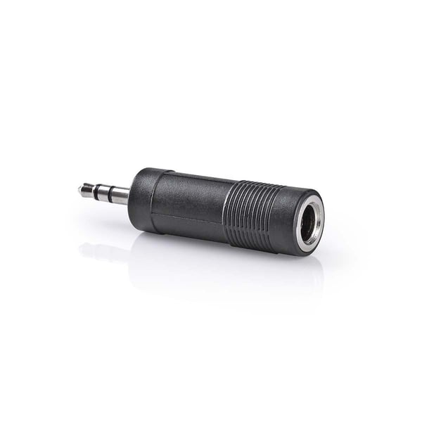 Nedis CAGB22935BK kabel kønsskifter 3.5 mm 6.35 mm Female Sort