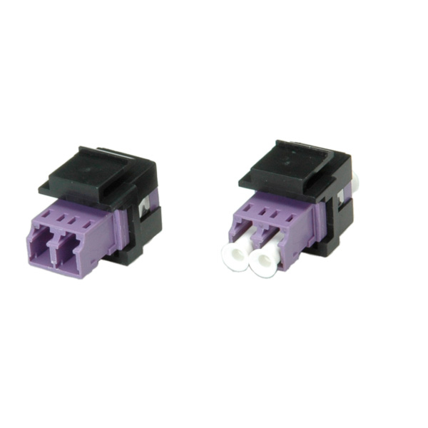 ROLINE Fiber Optic Keystone Jack, LC/LC Duplex, Multimode, OM4 InfiniBand- ja kuituoptiikkakaapeli