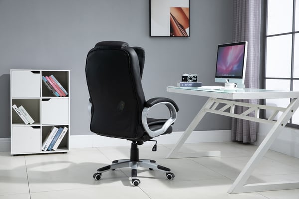 Activejet Kontorstol med massage, opvarmet YK7304 sort