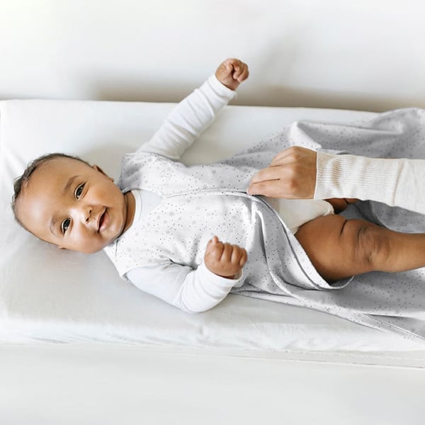 Halo 4597 Baby sovepose Dreng/Pige Grå, Hvid