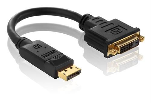 PureLink PI170 videokabel adapter 0,1 m DisplayPort DVI-D Sort PureLink PI170 videokabel adapter 0,1 m DisplayPort DVI-D Sort