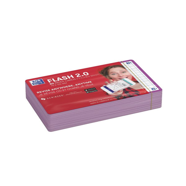 Pikkukuva 5 / 5: Oxford 400133856 kortisto Purppura 80 kpl