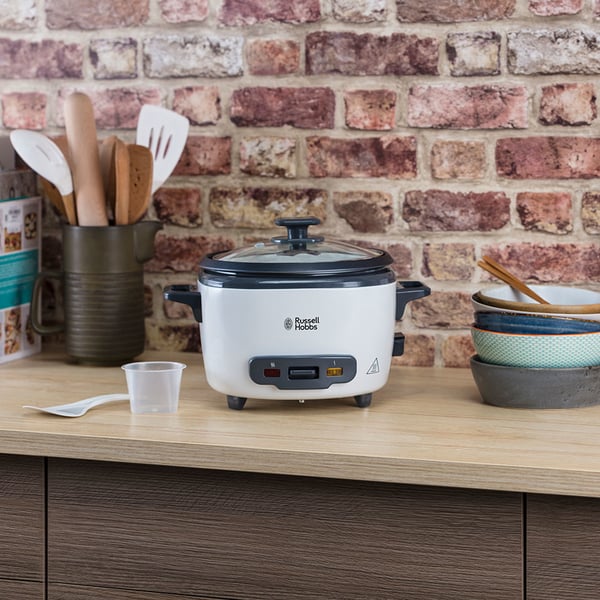 Russell Hobbs 27040-56 riisinkeitin 500 W Musta, Valkoinen