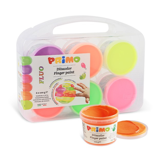 Miniatyrbillede 1 af 3: Primo 2214TD6FLUO hobbymaling 1 stk
