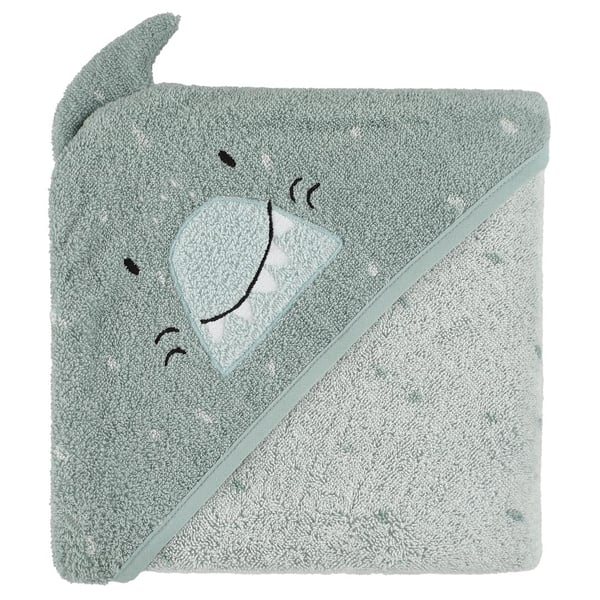 TRIXIE Mr. Shark vauvapyyhe Vihreä Puuvilla 1 kpl