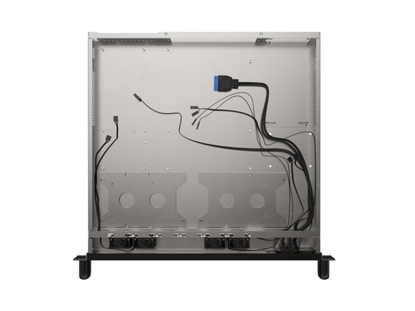 Miniatyrbild 3 av 10: Lanberg SC01-4201-10B modulärt serverchassi Rack (1U) 0 GB