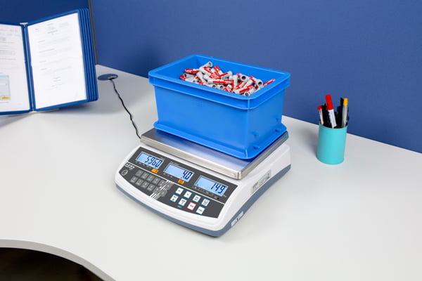 Miniatyrbild 3 av 4: KERN & SOHN Zählwaage LCD 3 kg Rostfritt stål