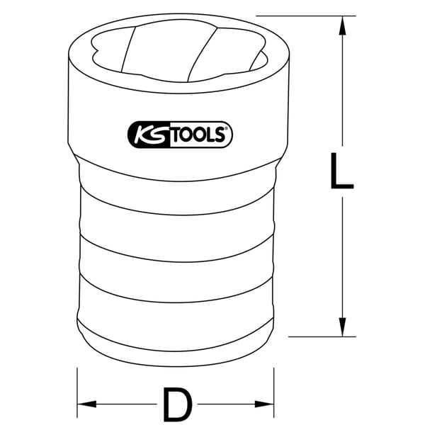 Miniatyrbillede 2 af 2: KS Tools 913.1410 Krafttop Sort