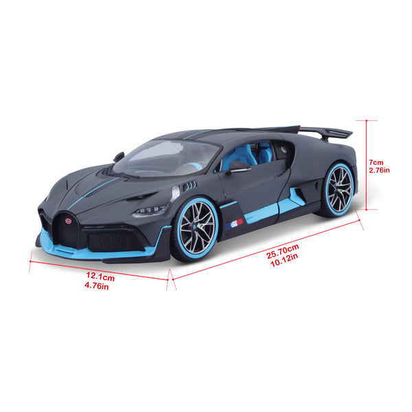 Miniatyrbild 10 av 19: BBURAGO Bugatti Divo Modellsuperbil Förmonterad 1:18