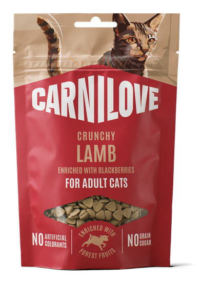 CARNILOVE CRUNCHY Katt Snacks Lamm 50 g