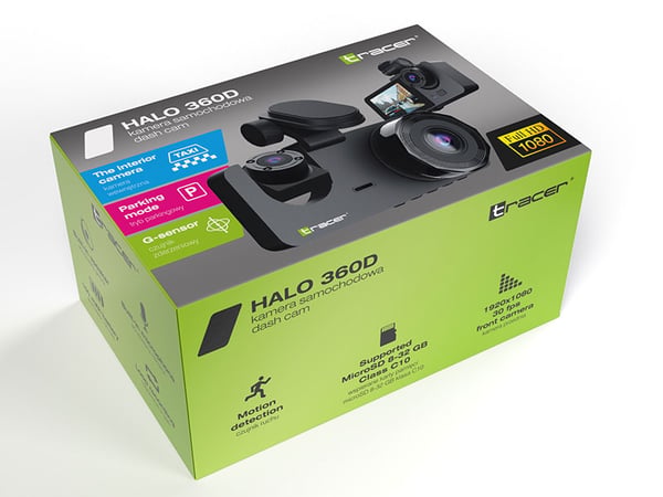 Miniatyrbild 3 av 11: Tracer HALO 360D Full HD Batteri Svart