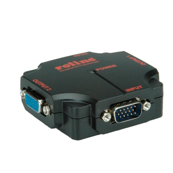 ROLINE VGA Video Splitter, 450 MHz, 2-way 2x VGA