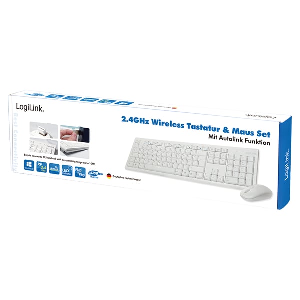 Pikkukuva 8 / 10: LogiLink Combo Set Autolinkilla - Näppäimistö- ja hiirisetti