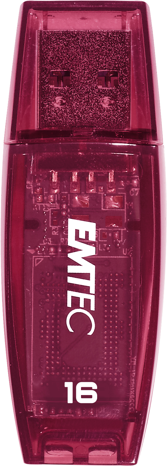 Miniatyrbillede 2 af 3: Emtec C410 USB-nøgle 16 GB USB Type-A 2.0 Rød