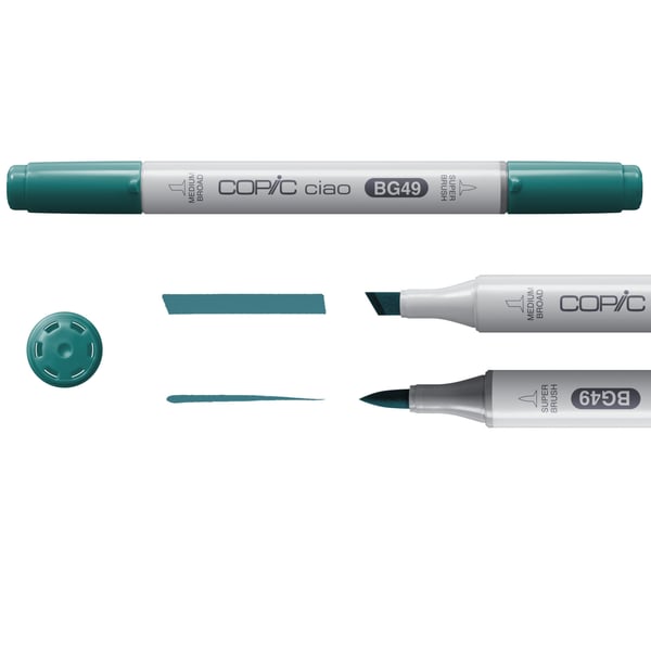 Copic Ciao "5+1" Set Manga 2 speedmarker 6 stk Mejsel/børstespids Flerfarvet