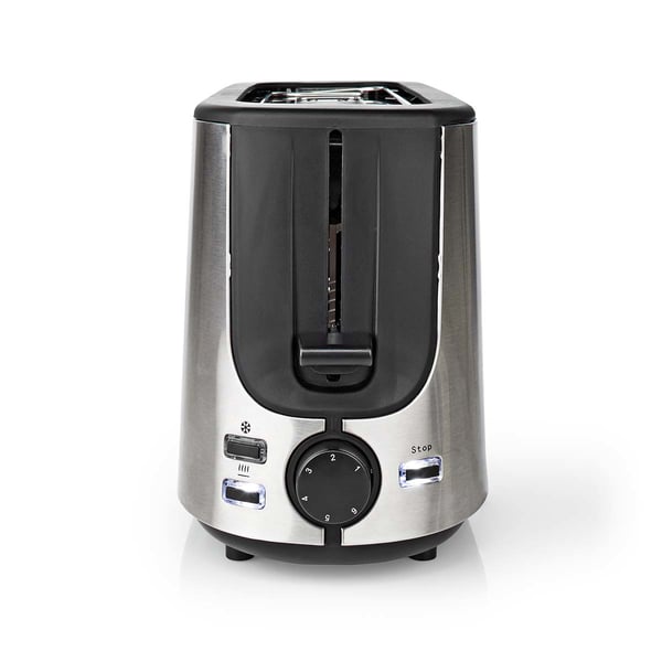 Nedis KABT310EAL brödrostar 6 1 skivor 1000 W Aluminium, Svart