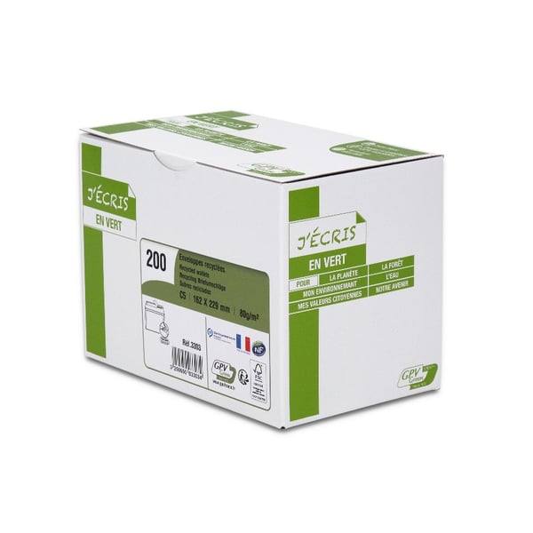 GPV France 3303 kuvert C5 (162 x 229 mm) Vit 200 styck