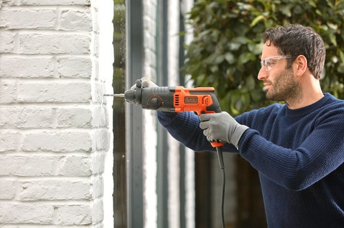 Pikkukuva 2 / 14: Black & Decker BEHS01K-QS porakone 1600 RPM SDS Plus Musta, Oranssi