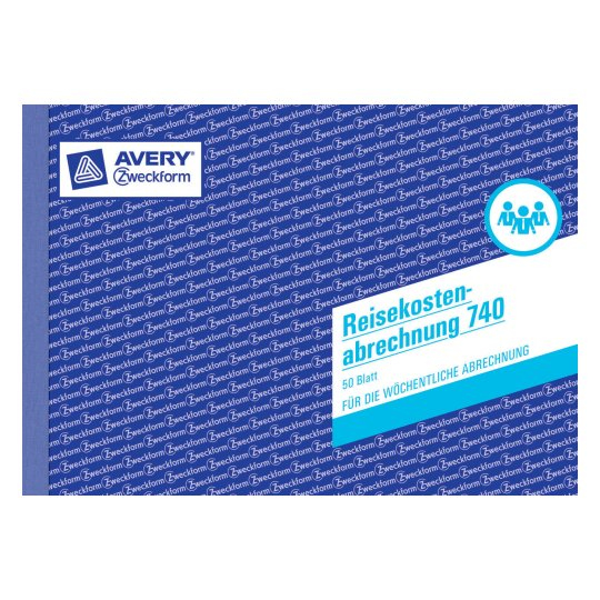 Avery 740 dagböcker Blå, Vit