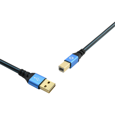 OEHLBACH D1C9341 USB-kabel USB 3.2 Gen 2 (3.1 Gen 2) 1 m USB A USB C 0,48 Gbit/sek. Blå
