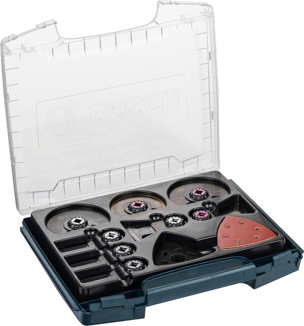 Miniatyrbild 1 av 2: Bosch i-BOXX Pro 34 styck Set med tillbehör till slipmaskin